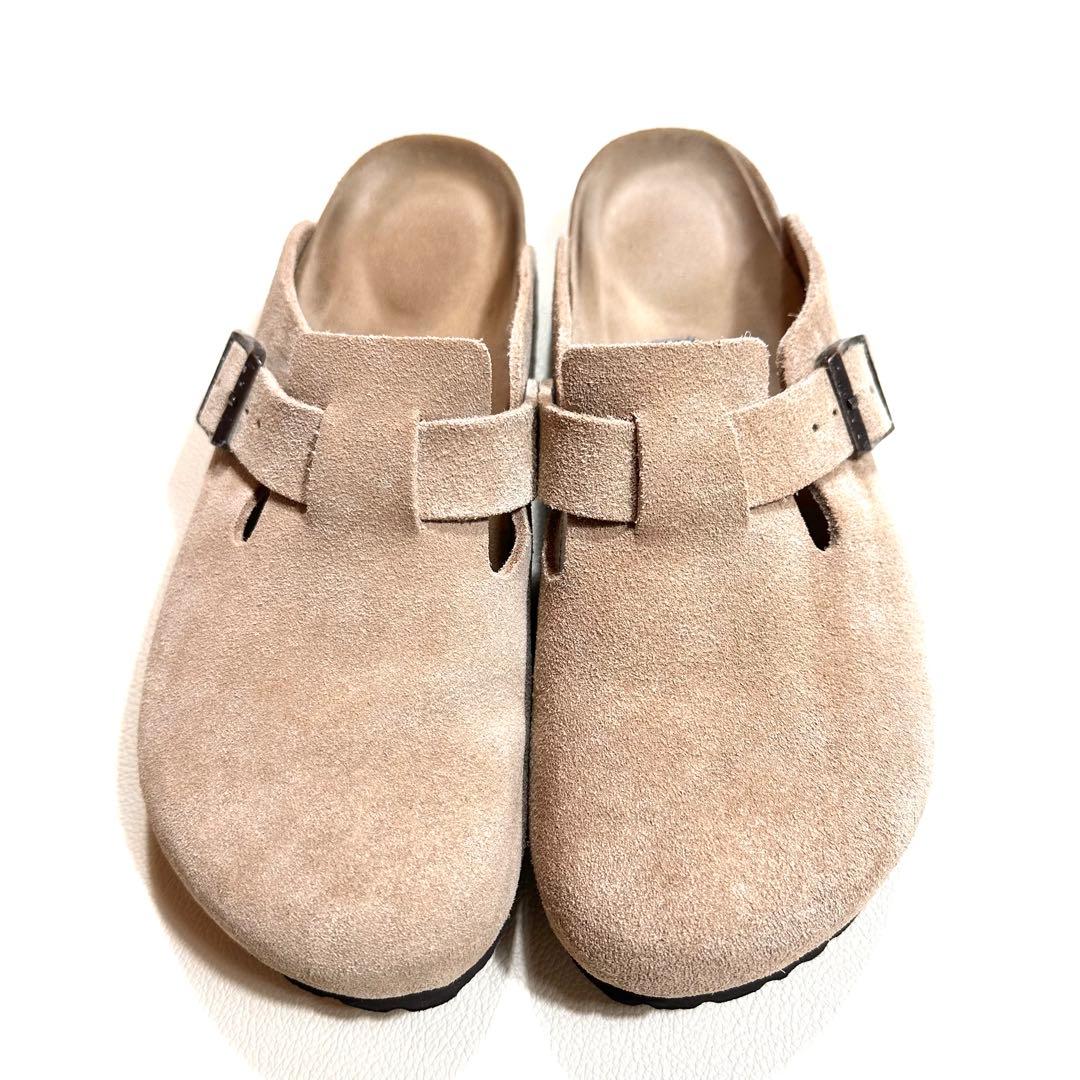 人気良品✨ビルケンシュトック 41 26.5 ボストン サボサンダル トープ