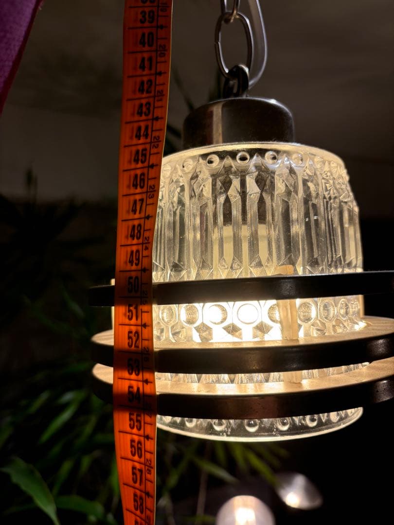 ビンテージガラス照明