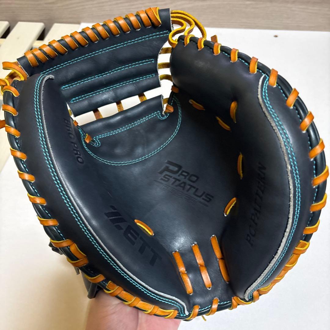 ZETTプロステイタス軟式オーダー　キャッチャーミット　森モデル