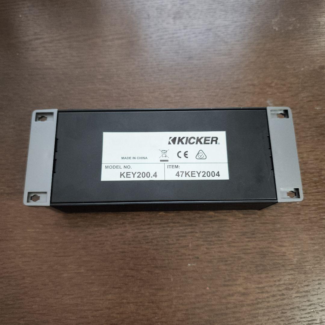KICKER KEY200.4 DSPアンプ　自動調整機能付