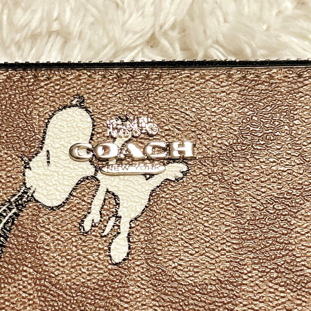 新品✨COACH スヌーピー 長財布 ラウンドファスナー