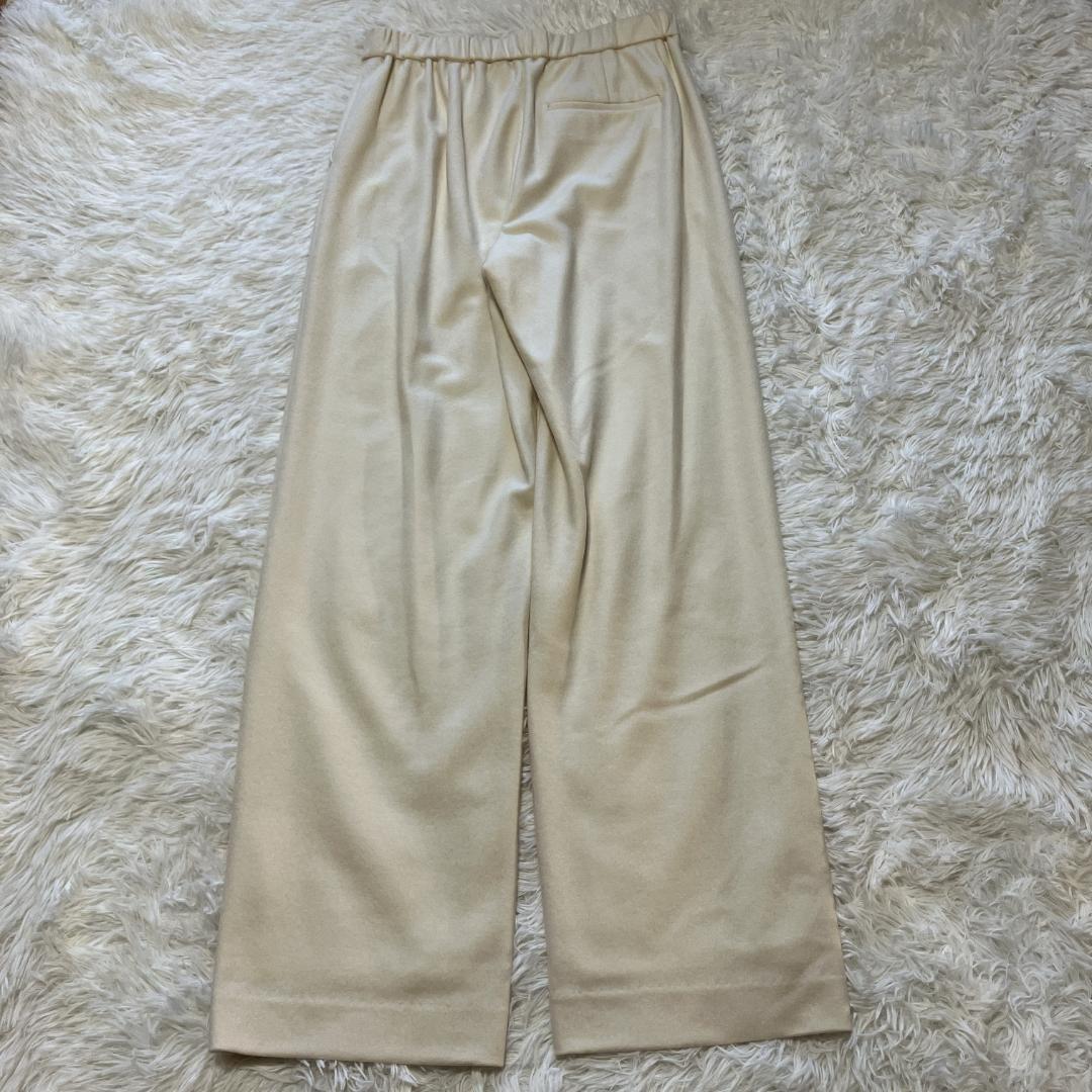 【新品・タグ付き】Theory luxe ウールワイドパンツ 白（サイズ：40）