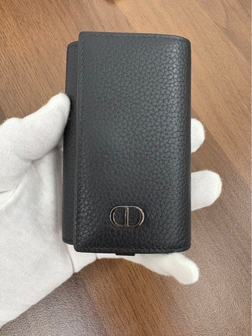 美品✨Dior ディオール キーケース 6連 ブラック レザー ユニセックス
