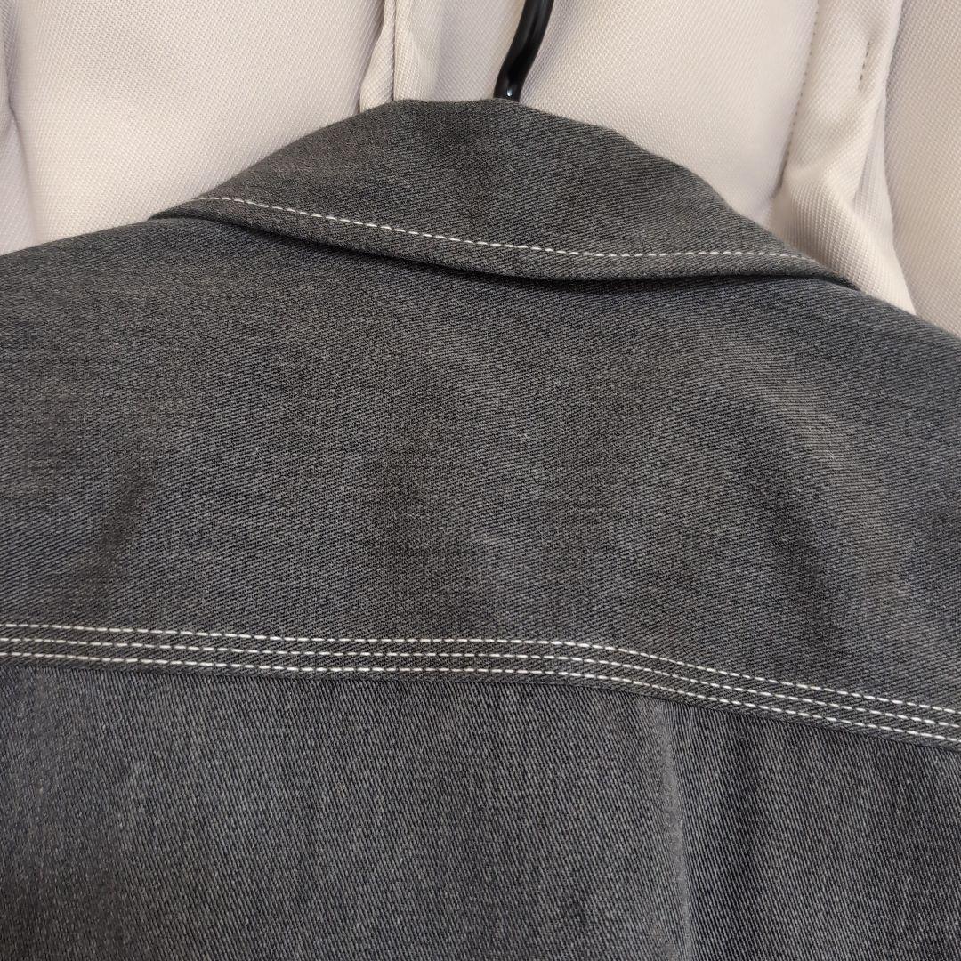 【美品】 ステューシー ディッキーズ コラボ ジャケット ロゴ グレー