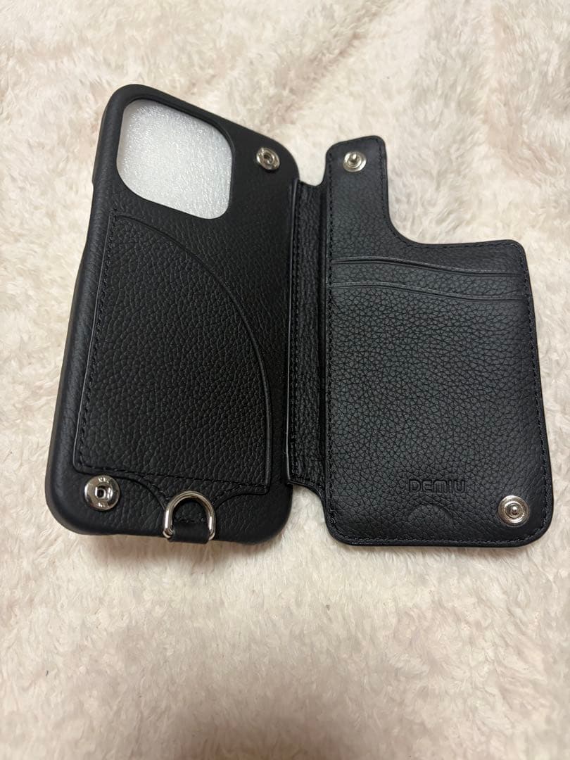 DEMIU ブラック iPhone13Pro用ケース