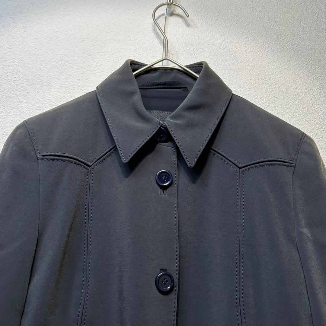 希少 PRADA MILANO 上質 ステッチ 変形 デザイン ジャケット 38