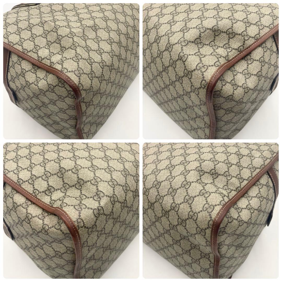 【極美品】GUCCI グッチ GGスプリーム ボストンバッグ シェリーライン