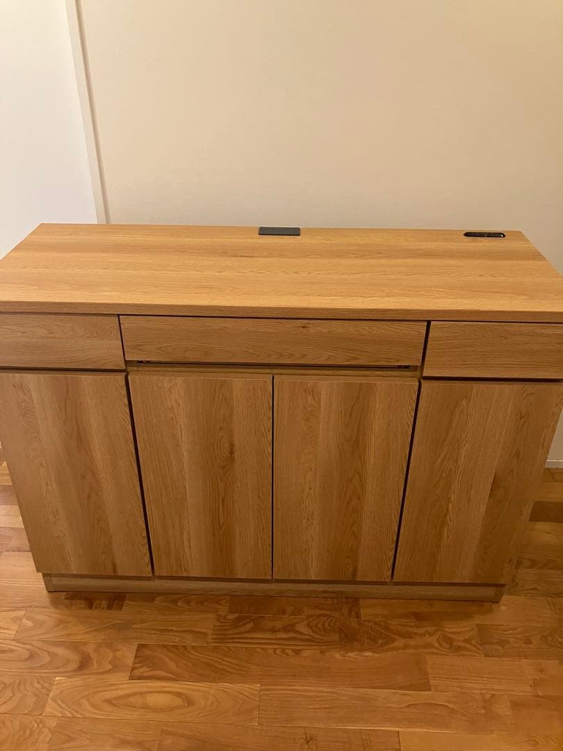 状態良/スライドテーブル/ベルメゾン PCキャビネット 2023購入