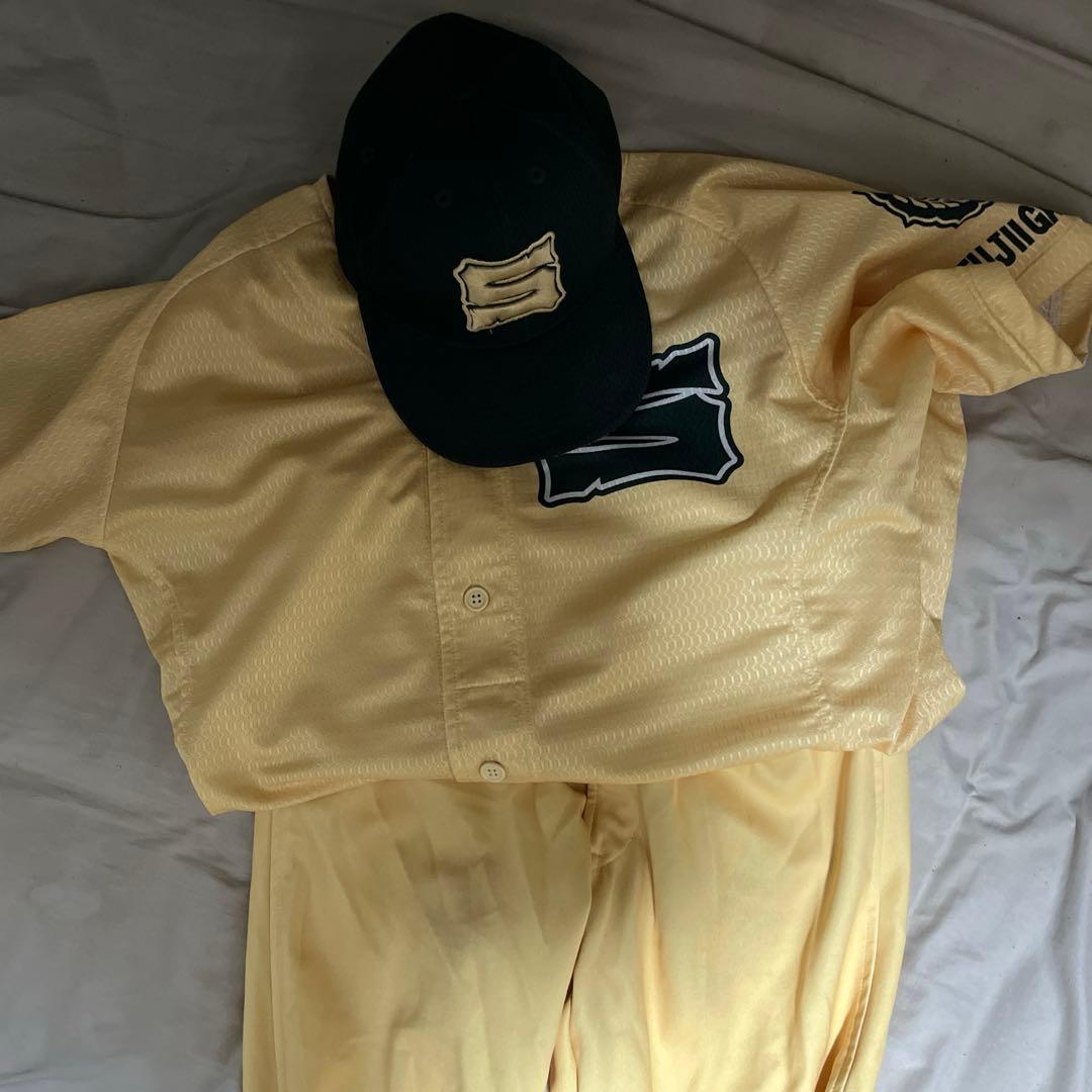 し*ん様 寒川高校ユニフォーム。ズボン、帽子、ユニフォーム3点セットです