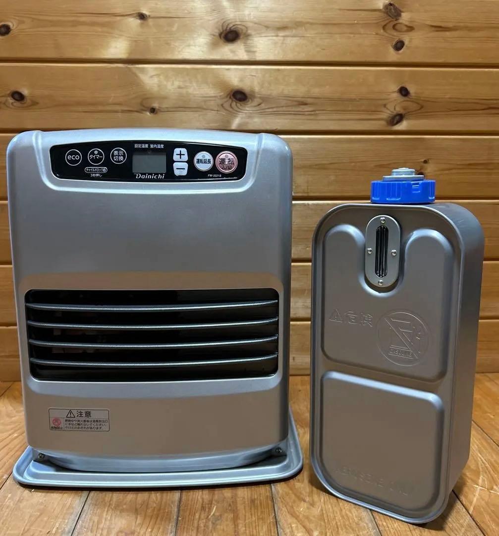 美品　Dainichi ダイニチ 石油ファンヒーターFW-3221S シルバー