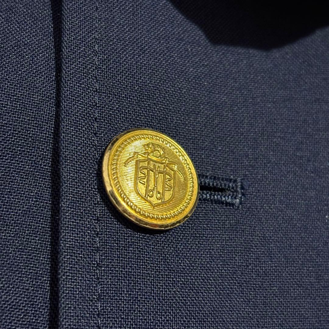 【けん様】J.PRESS テーラードジャケット 紺ブレ 金ボタン 段返り XL