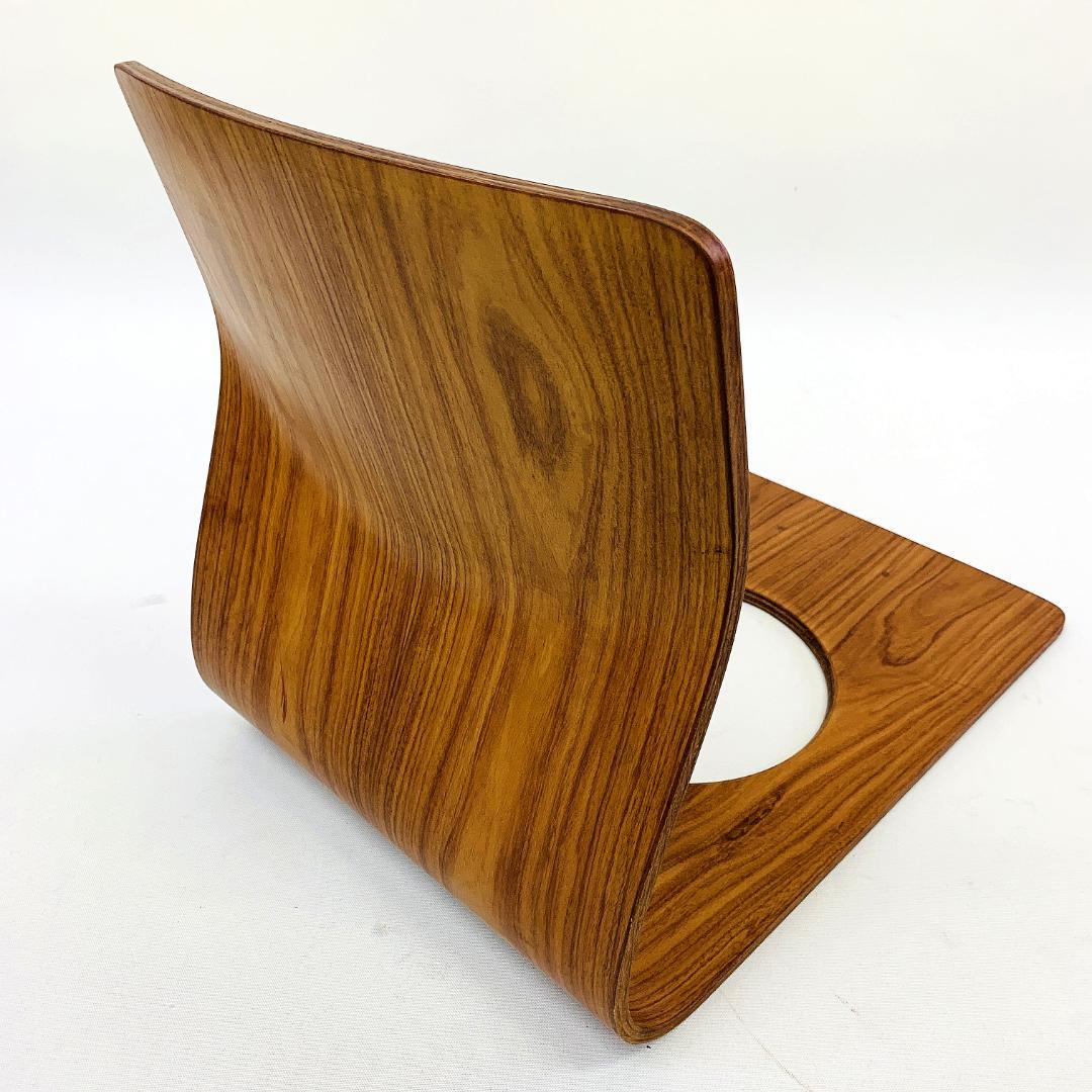 Tendo 天童木工 座椅子 2脚セット 藤森健次 曲木 ケヤキ ローズウッド②