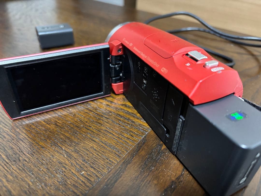 【美品】Sony Handycam HD 赤色 本体