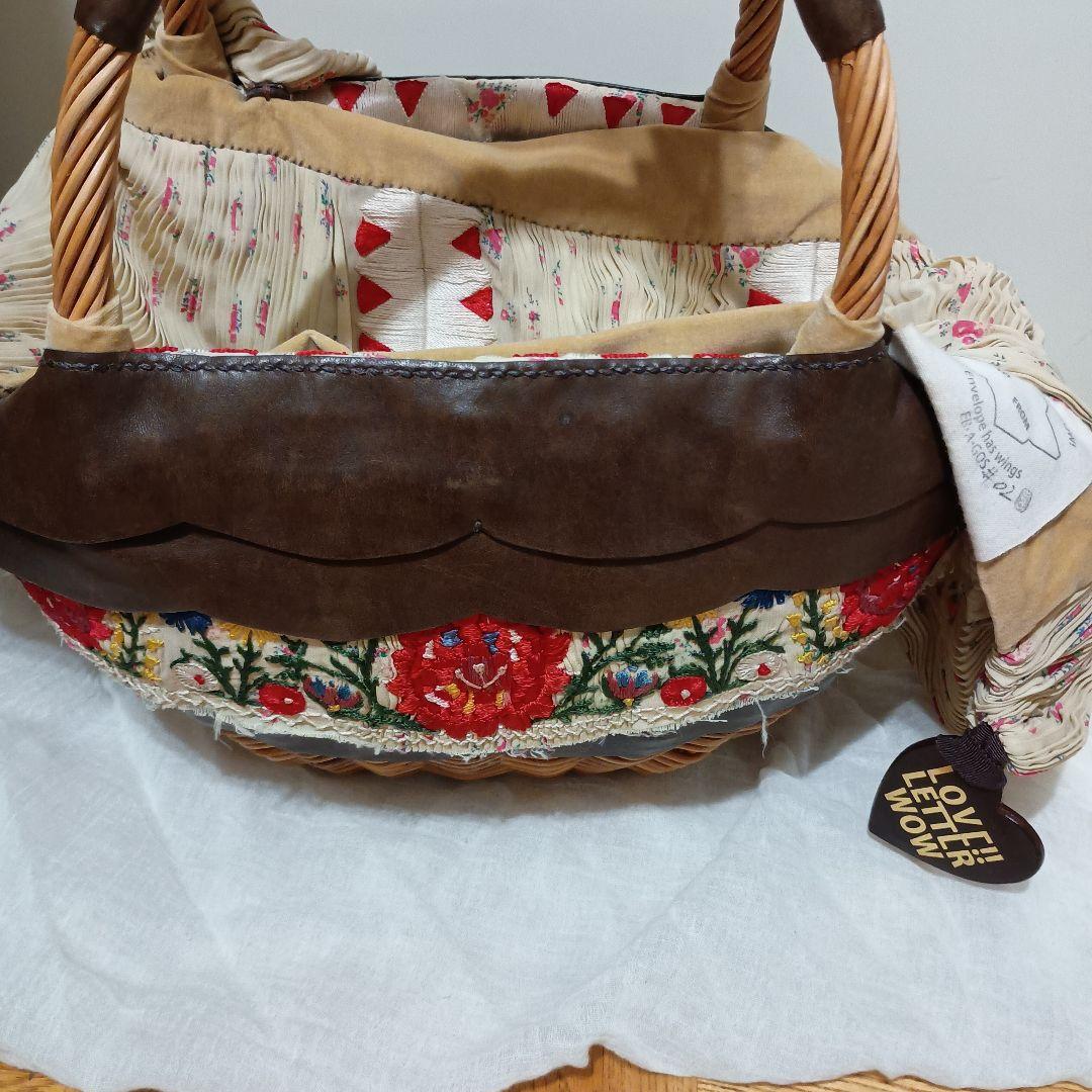 エバゴス ebagos カゴバッグ LOVE LETTER WOW 限定