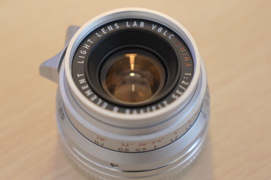 Light lens lab 35mm F2 ライカM シルバー