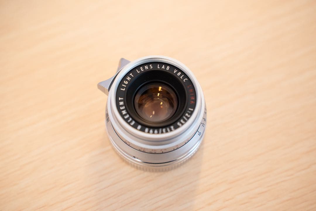 Light lens lab 35mm F2 ライカM シルバー
