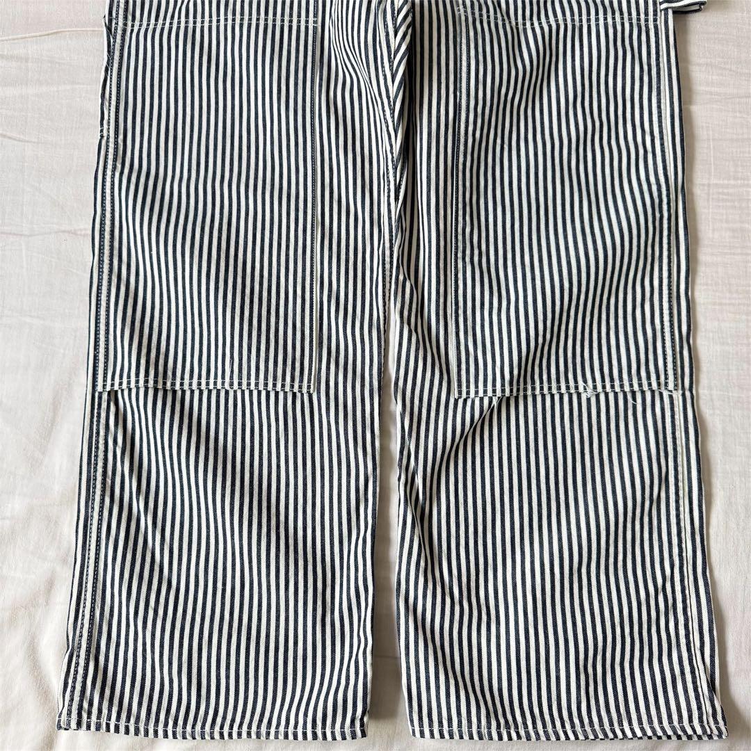 TCB jeans HANDYMANオーバーオール ヒッコリー 34 美品