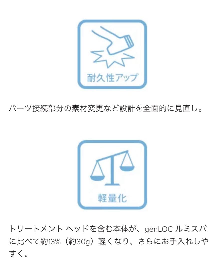 NU SKIN LumiSpa 洗顔ブラシ ホワイト/ブルー