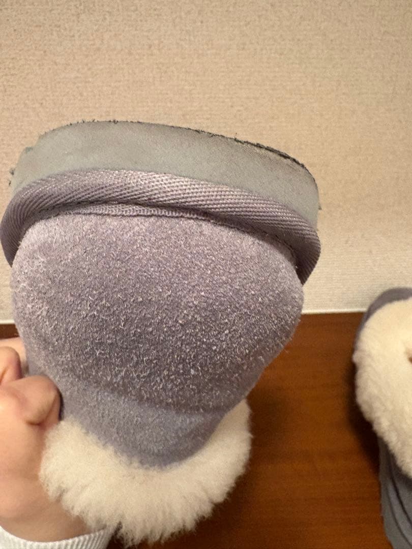 【更に更に値下げしました】UGG グレー ムートンブーツ 23センチ