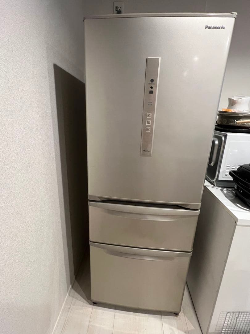 パナソニック 315L 3ドア 冷蔵庫 2018年製 NR-C32HM-N