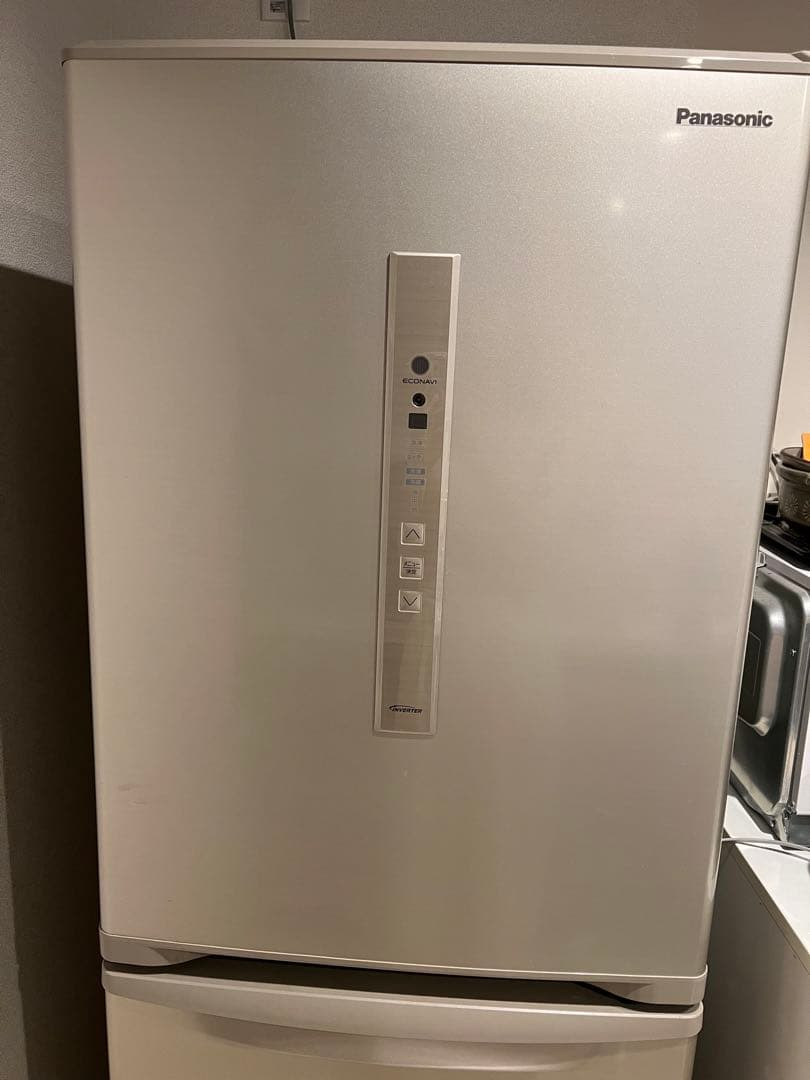パナソニック 315L 3ドア 冷蔵庫 2018年製 NR-C32HM-N