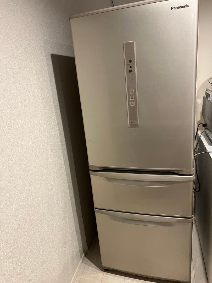 パナソニック 315L 3ドア 冷蔵庫 2018年製 NR-C32HM-N