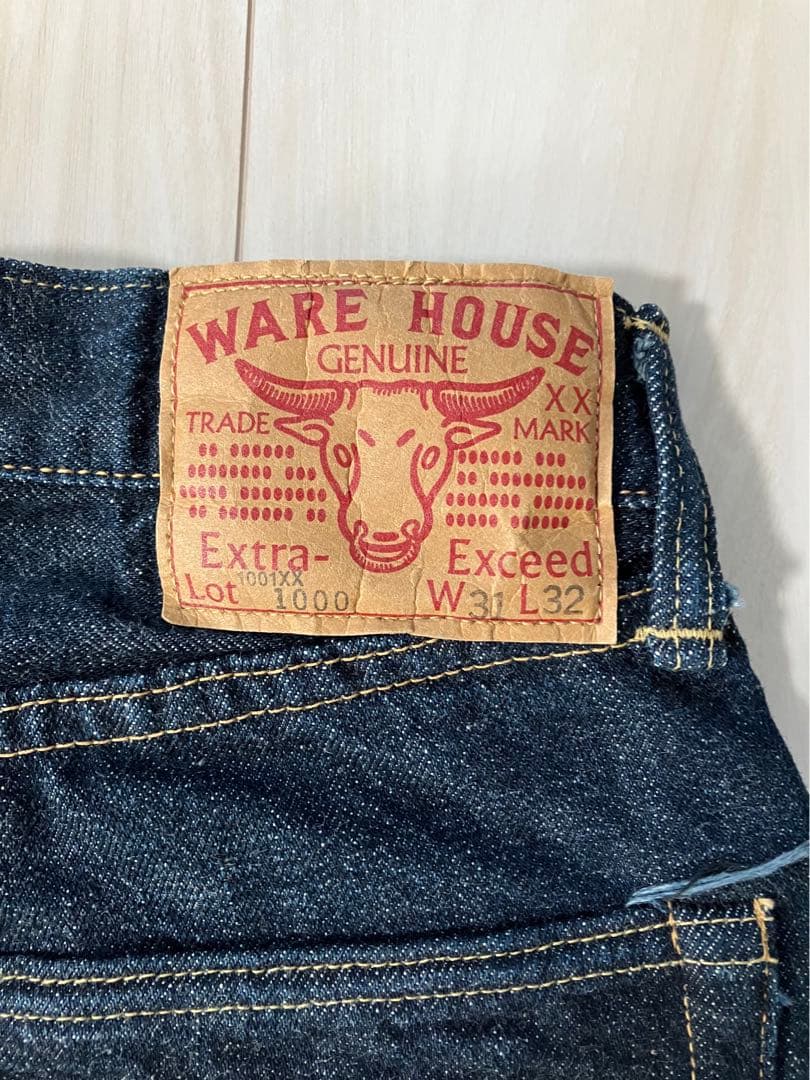 ウエアハウス　1001XX 1000　水牛パッチ　W31