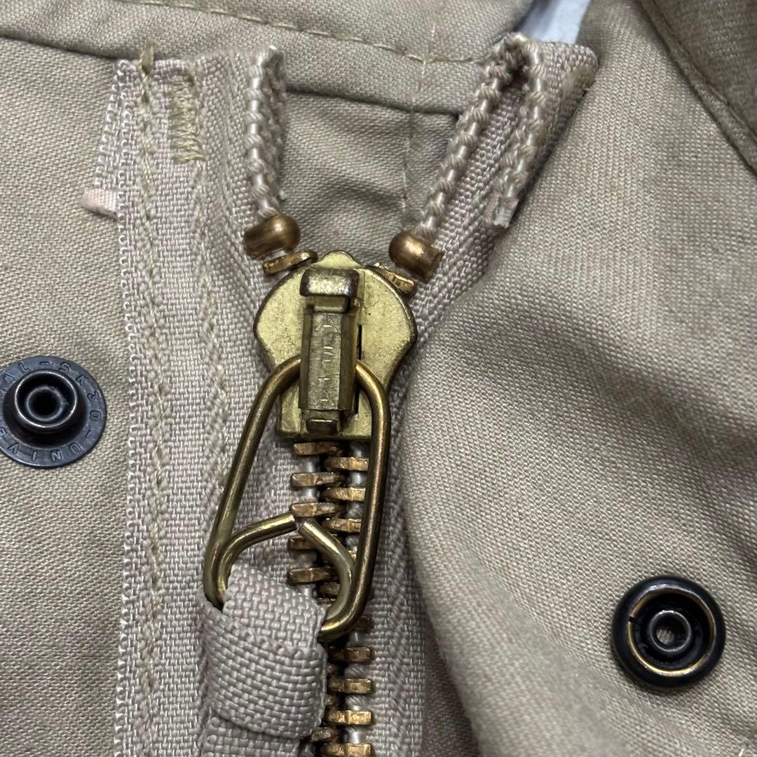 ALPHA 美品 90s ビンテージ アメリカ製 M-65 ジャケット ベージュ