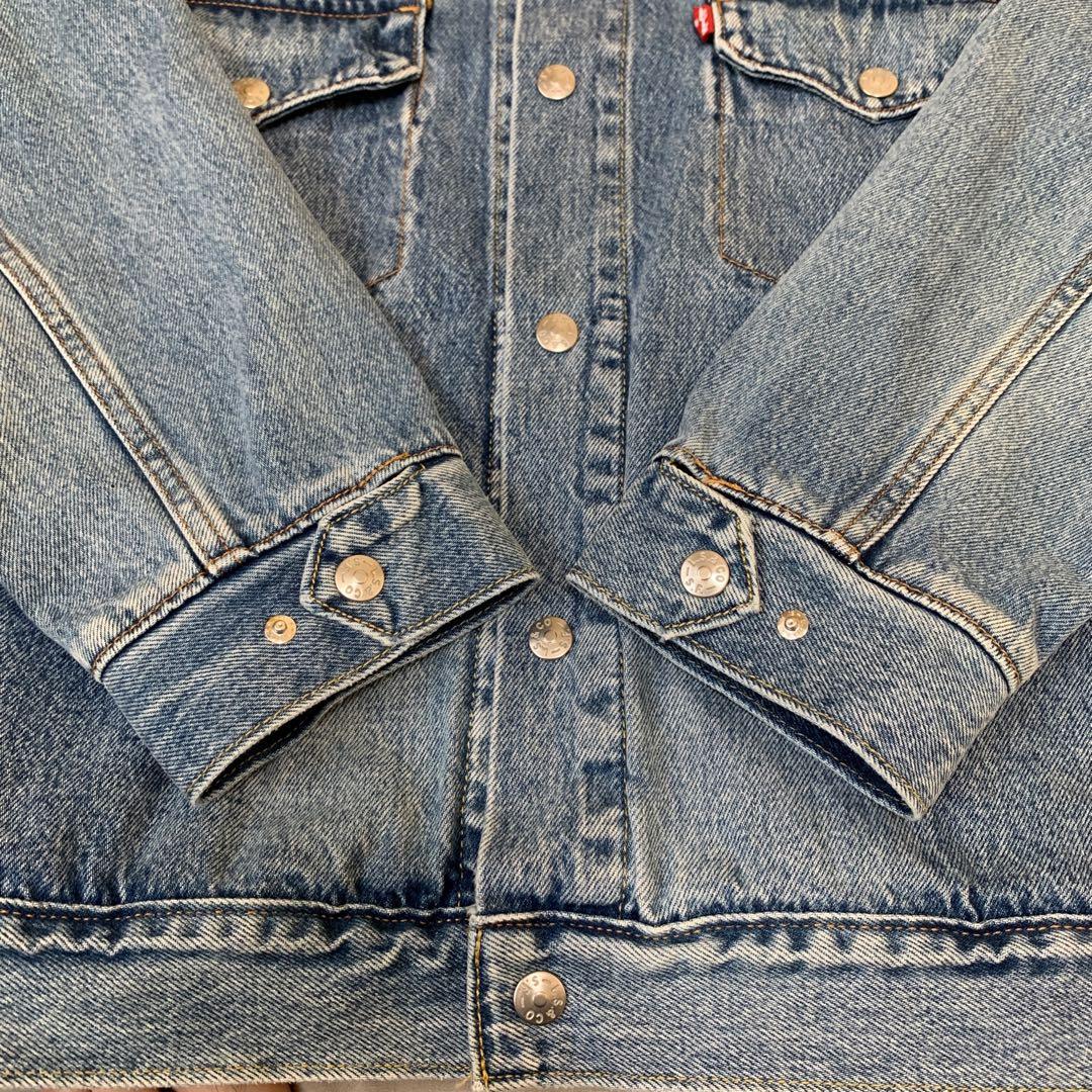 リーバイス 2025AW デニムジャケット コーデュロイ襟 古着 青 XL相当