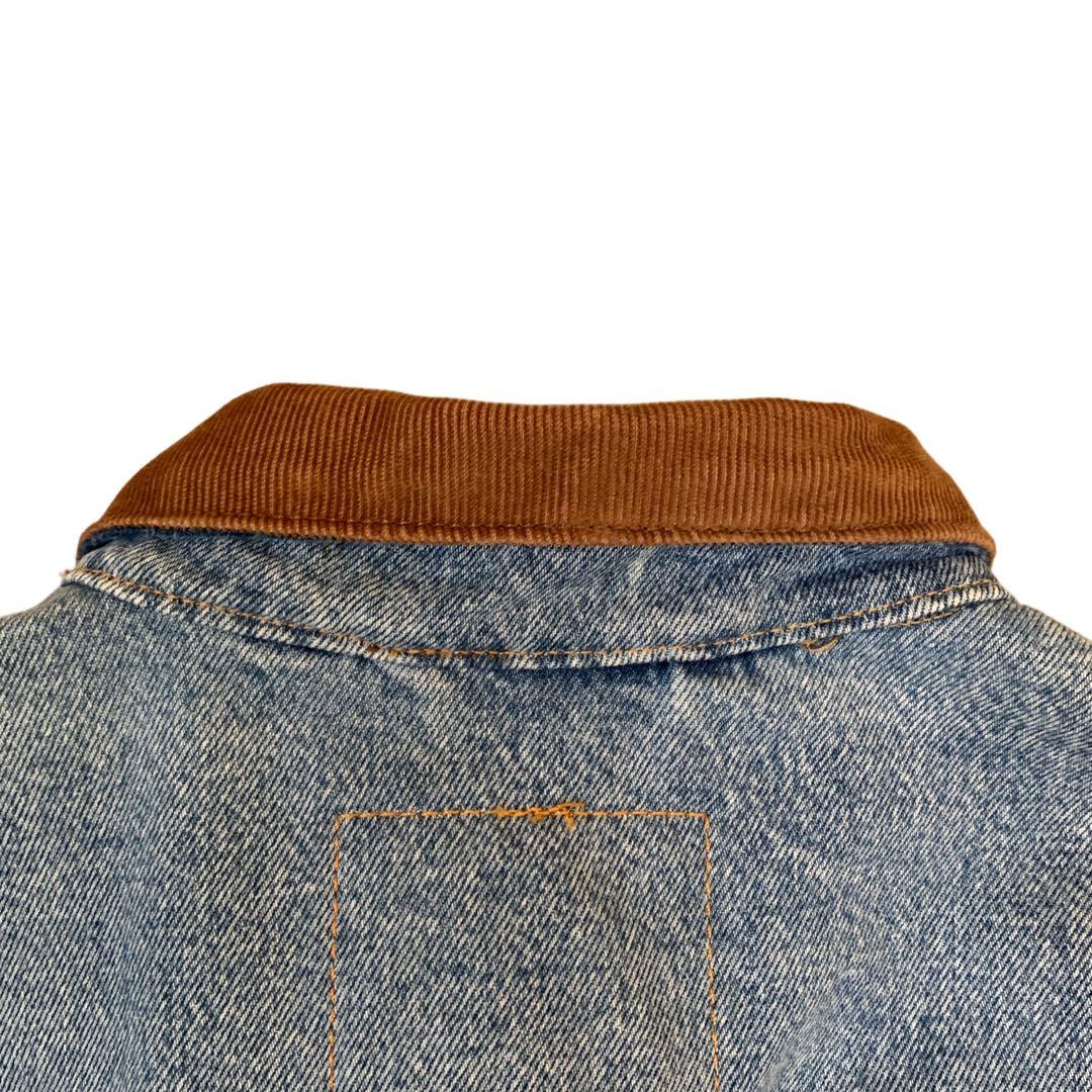 リーバイス 2025AW デニムジャケット コーデュロイ襟 古着 青 XL相当