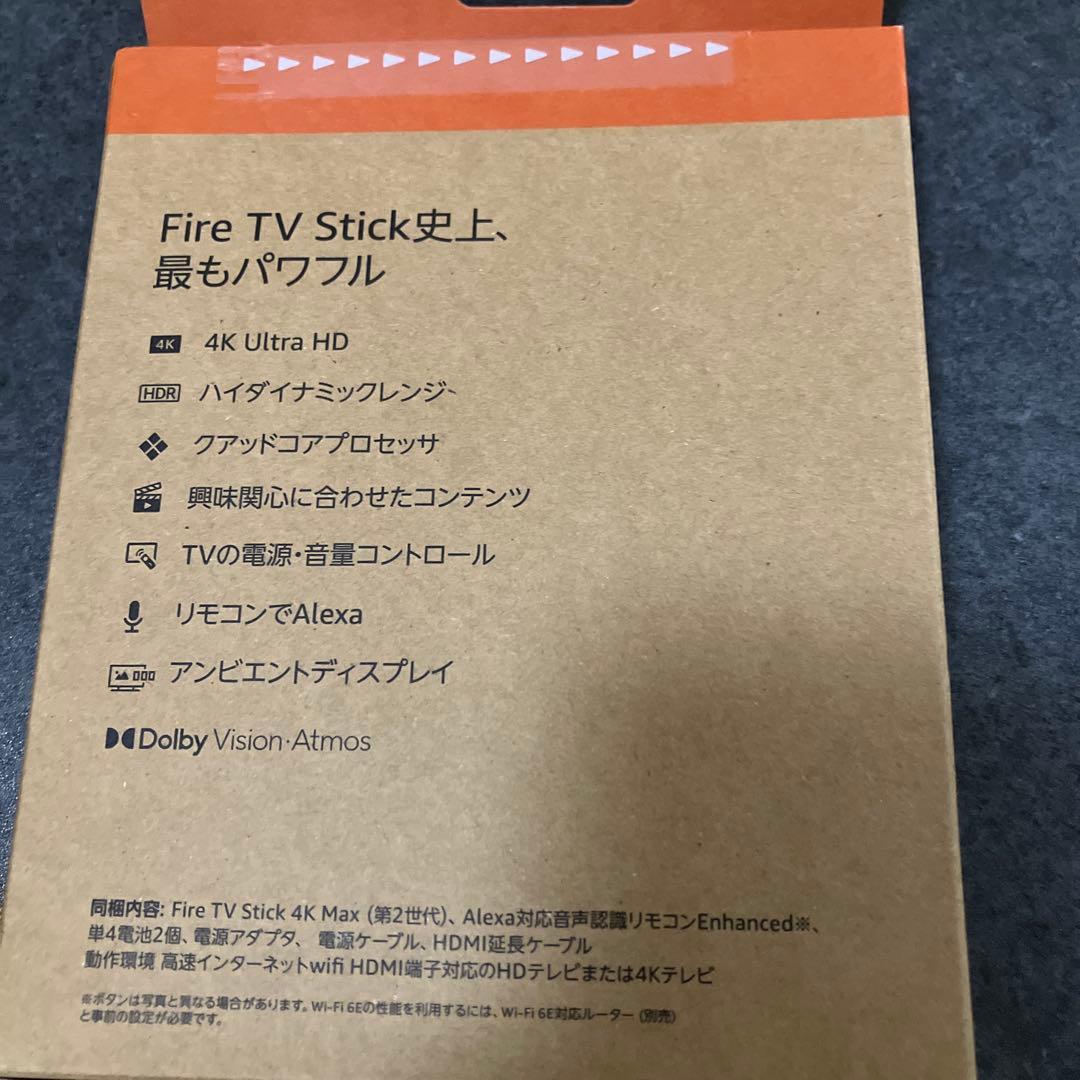 新品未使用Fire TV Stick 4K Max 16GB Wi-Fi 6E