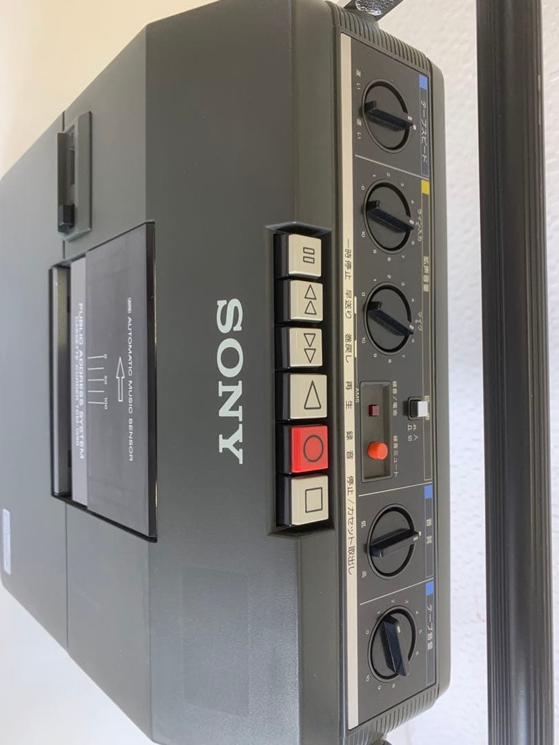 美品 SONY カセットレコーダー TCM-1390 録音 再生機 拡声機能