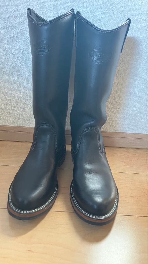 (81/2E美品22年)WESCOウエスコモリソンカスタムブラックビブラム430