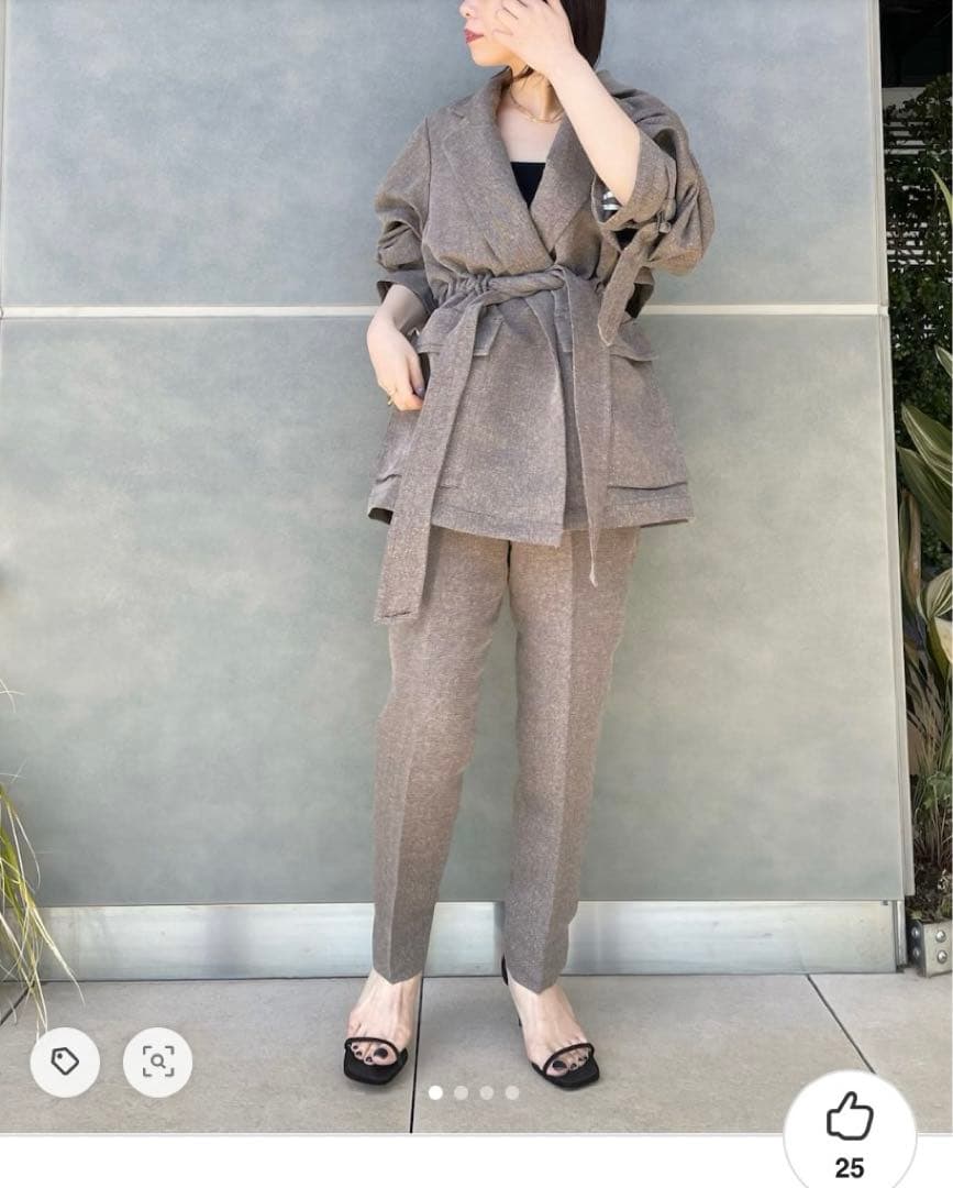 定価46200円 Chaos マラッカンパンツシルクサフィランリネン麻パンツ