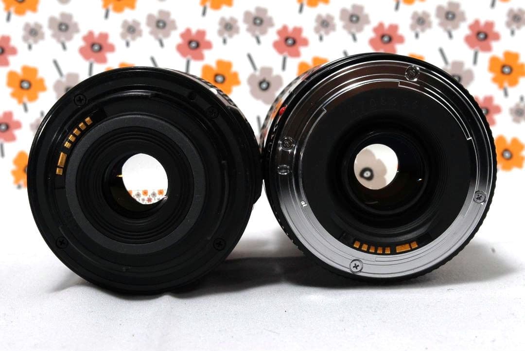 【返品保証】❤Canon Kiss X8i❤ダブルレンズ❤Wi-Fi画像転送❤