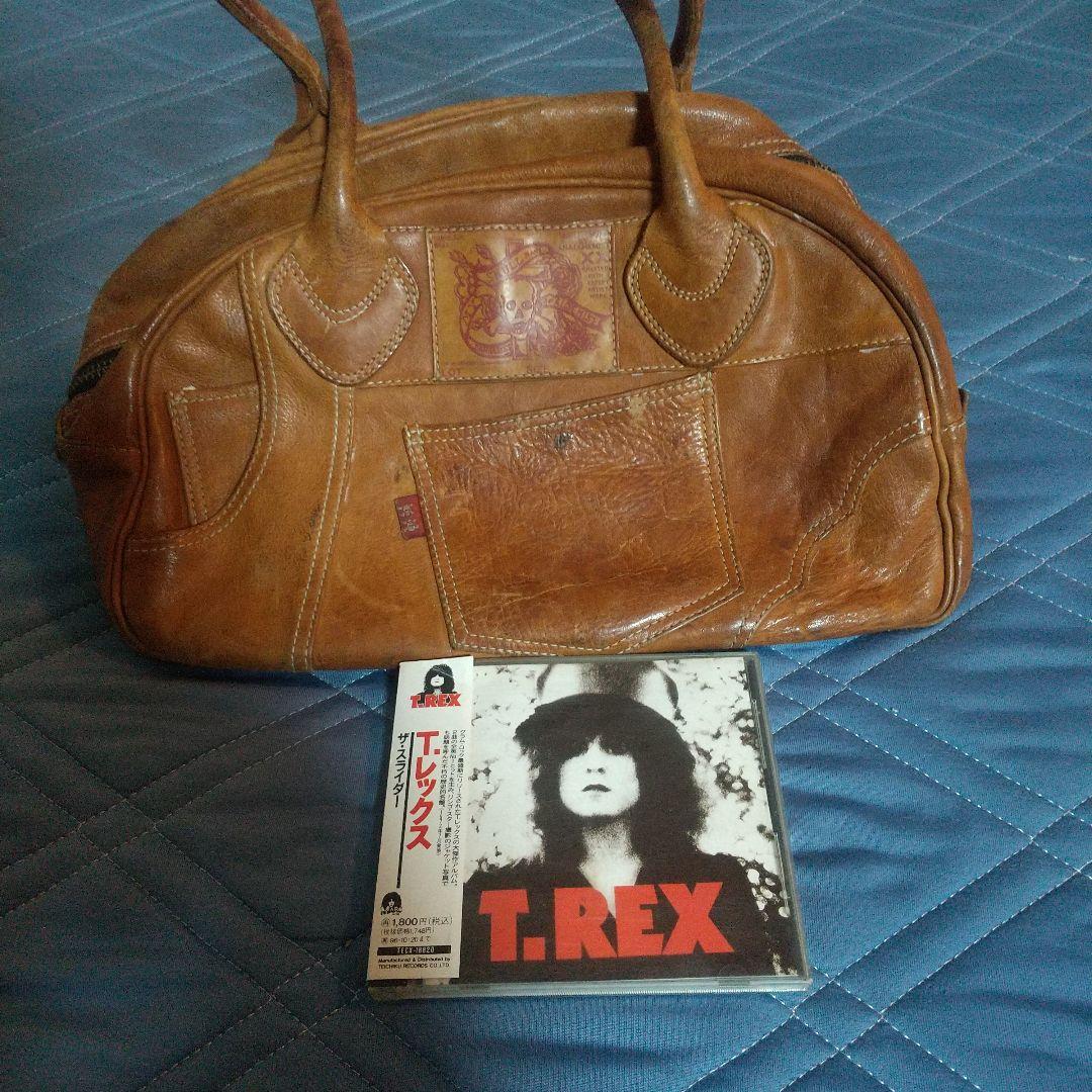 希少！ スカルジーンズ パンツデザイン レザー ボストンバッグ