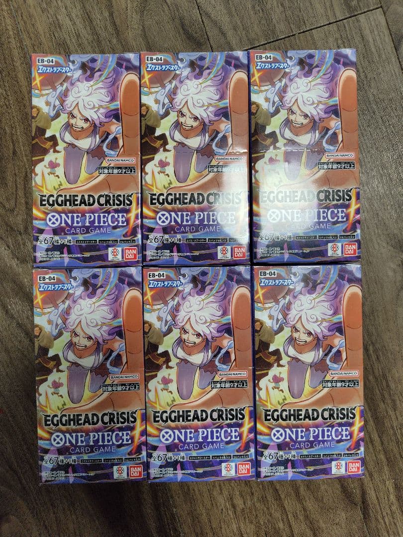 EGGHEAD CRISIS　エッグヘッド　６BOX　新品未開封　ワンピース