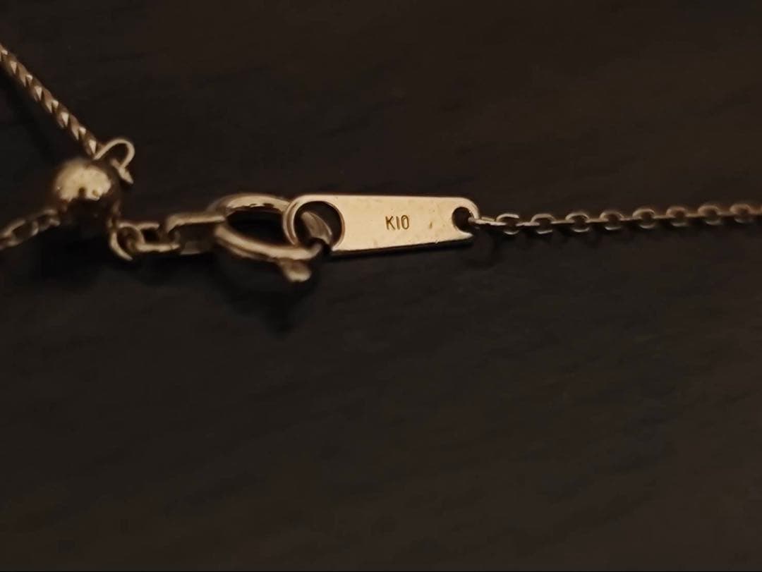 agete アガット チョーカー風 ネックレス k10