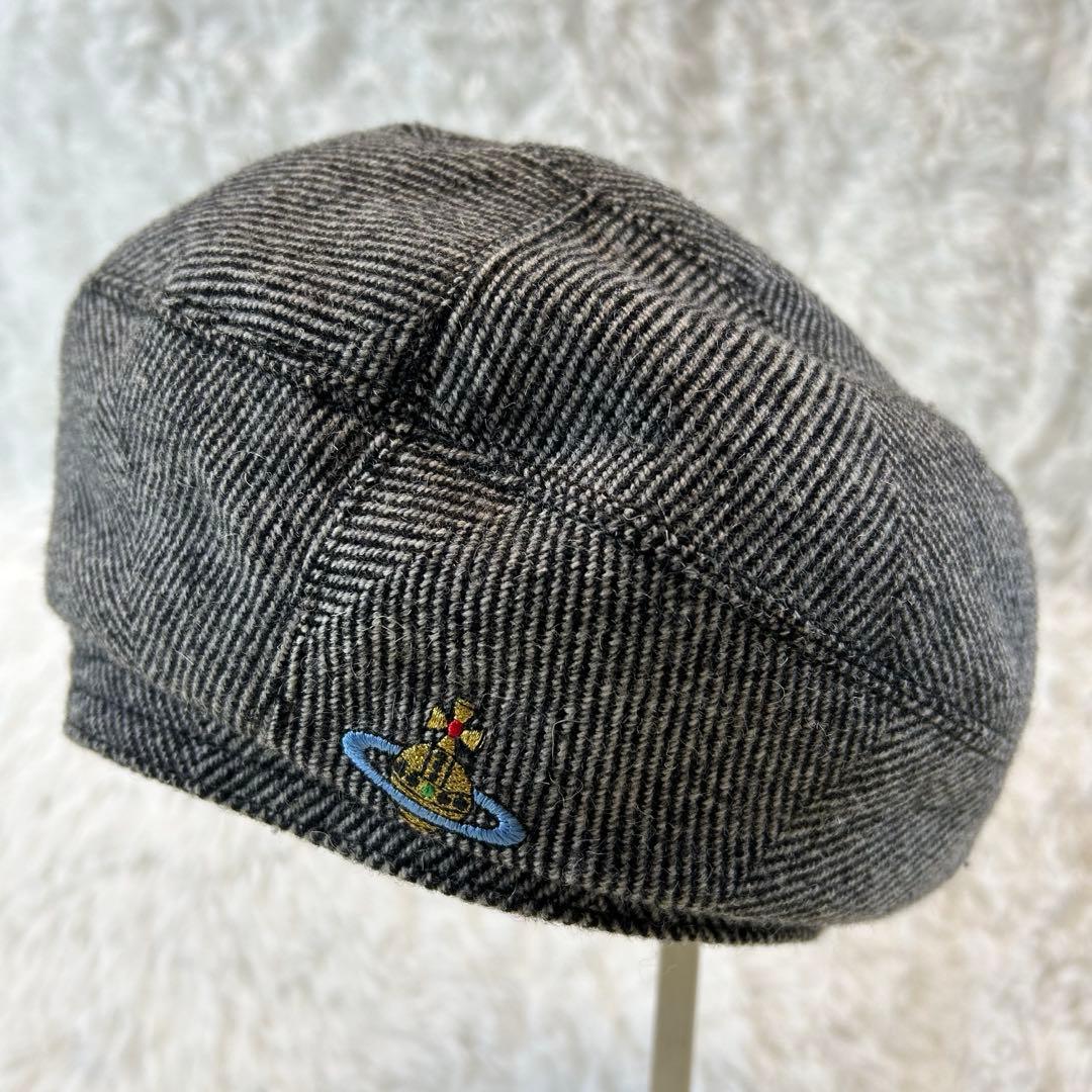 希少美品✨ イタリア製　ヴィヴィアンウエストウッドレッドレーベル　ベレー帽