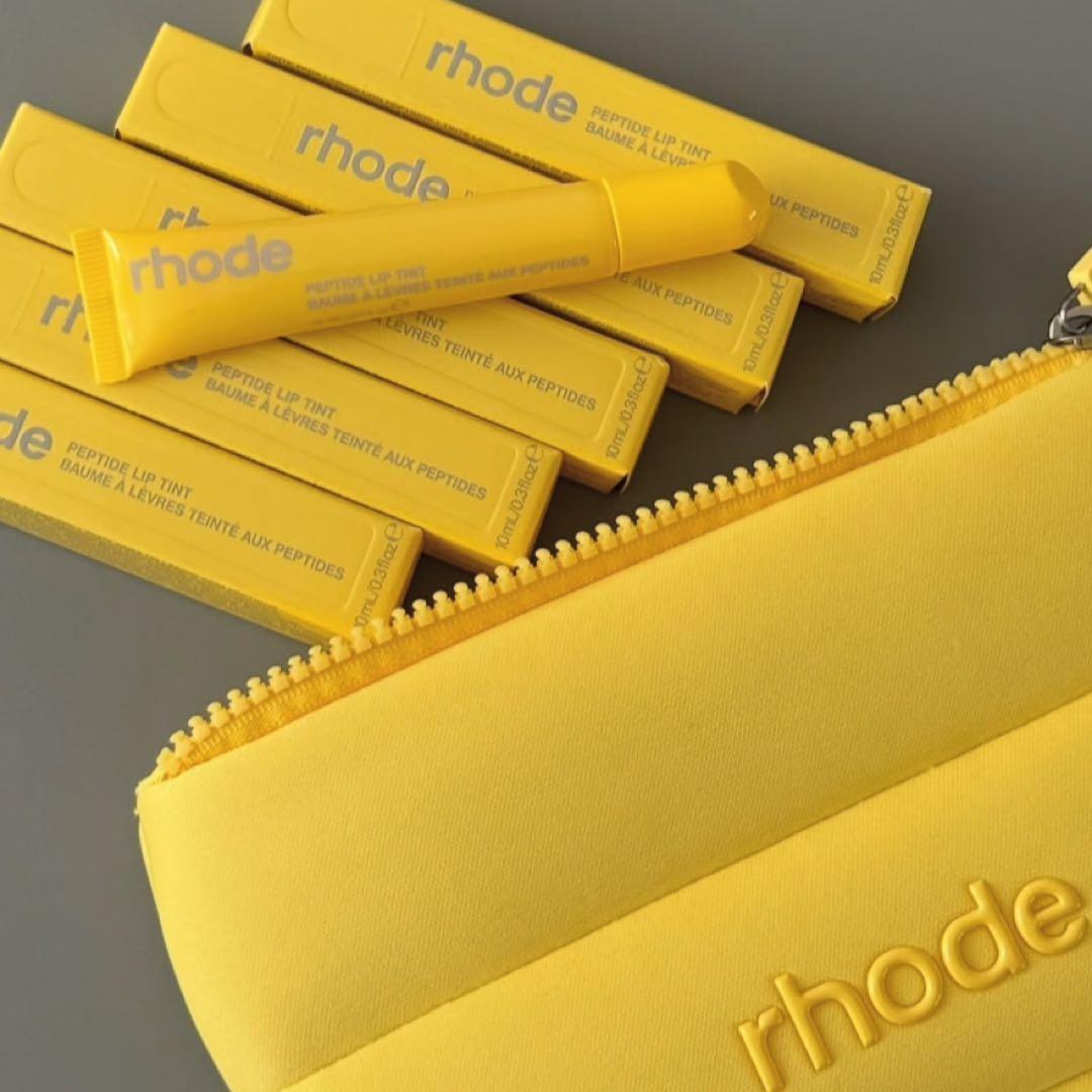 【yuka】rhode skin iPhoneケース 新品 リップ付き