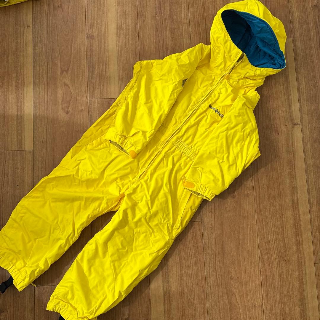 子ども用イエロー スキーウェア