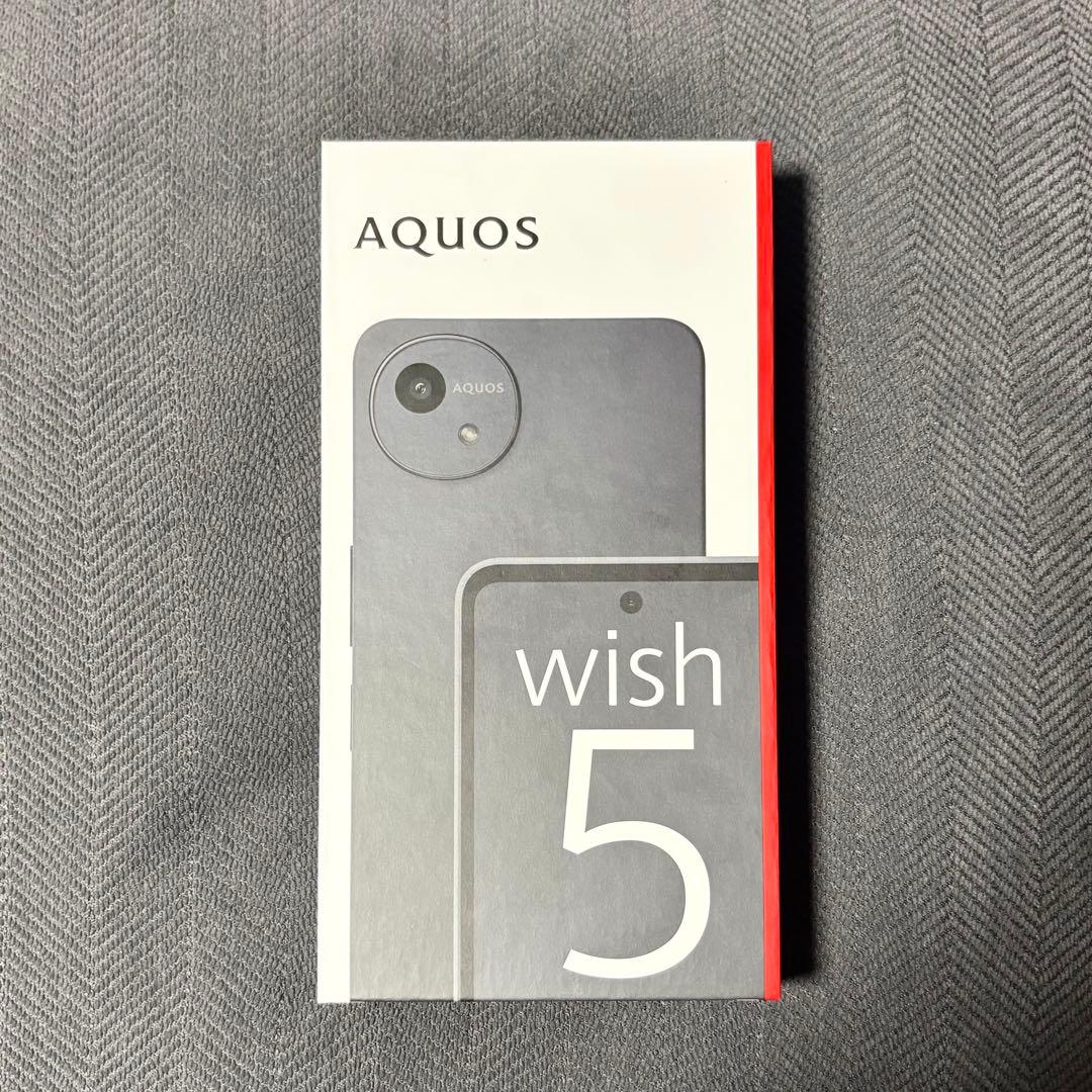 AQUOS wish5 スミ ブラック SH-52F 64GB