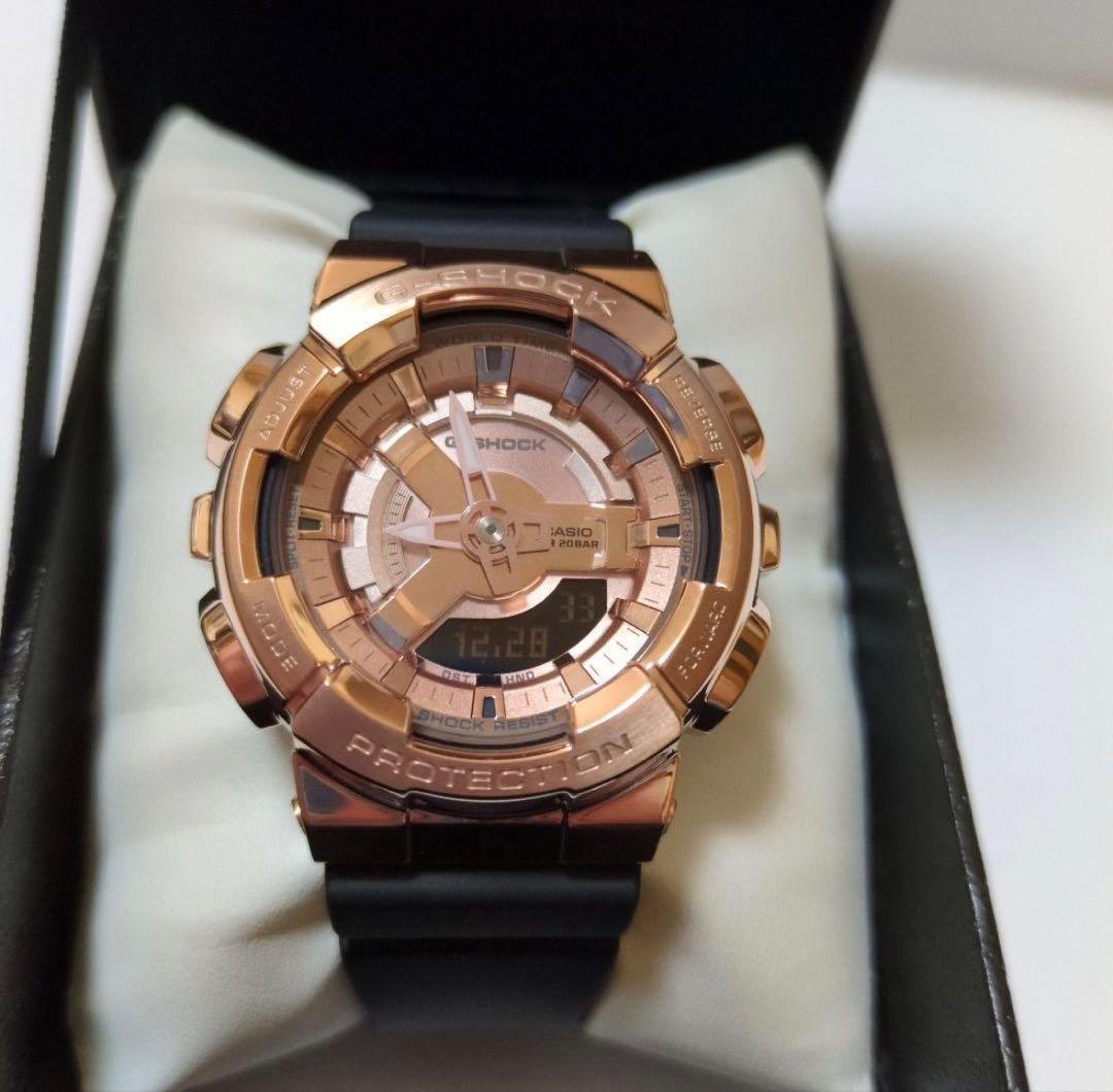 r*a様 美品 G-SHOCK GM-S110PG-1AJF ピンクゴールド ユ