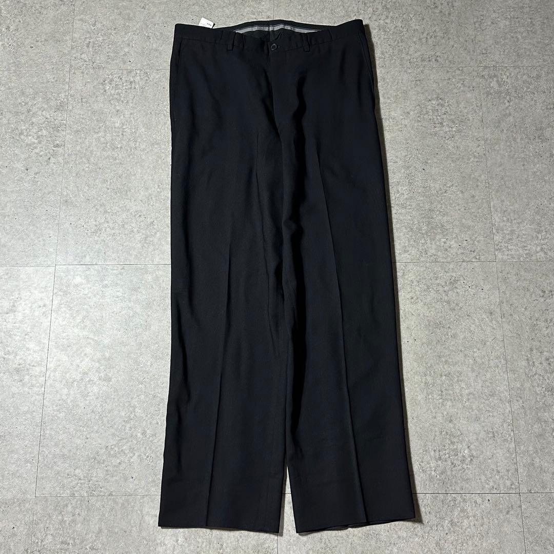 Giorgio Armani 100%ウール スラックス 黒