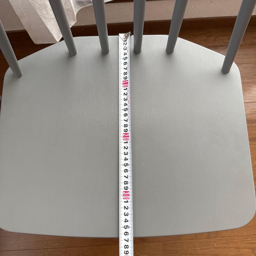 北欧デンマーク HAY ダイニングチェア J77 グレー　B ※2脚あり