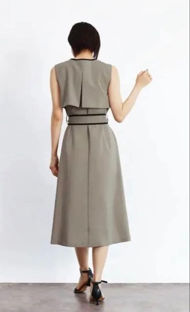 FENNEL フロントジップジレワンピース