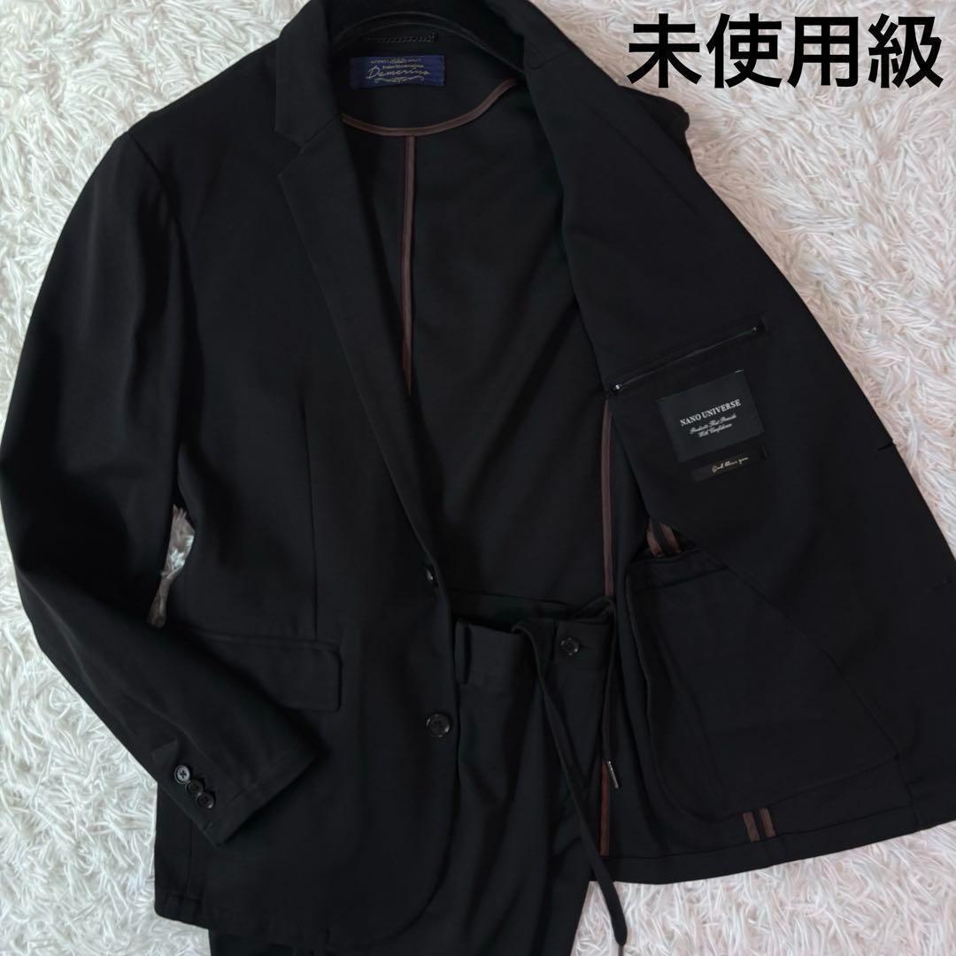 ✨未使用級/L✨ナノユニバース スーツ ダメリーノ god bless you