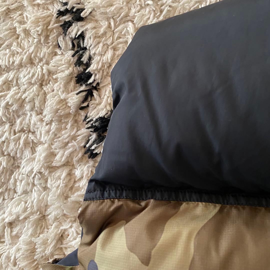 THE NORTH FACE ザノースフェイスヌプシダウンベストXL 迷彩カモ