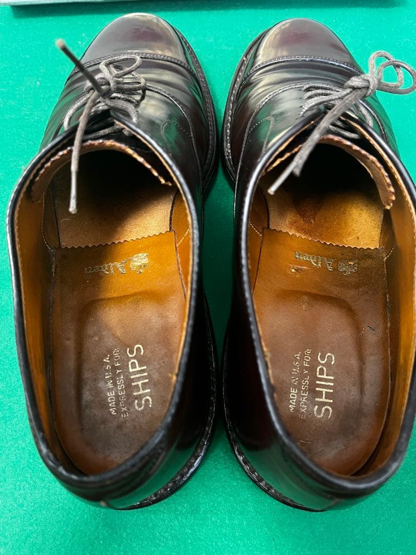 赤*す様 Alden コードバン　ストレートチップ