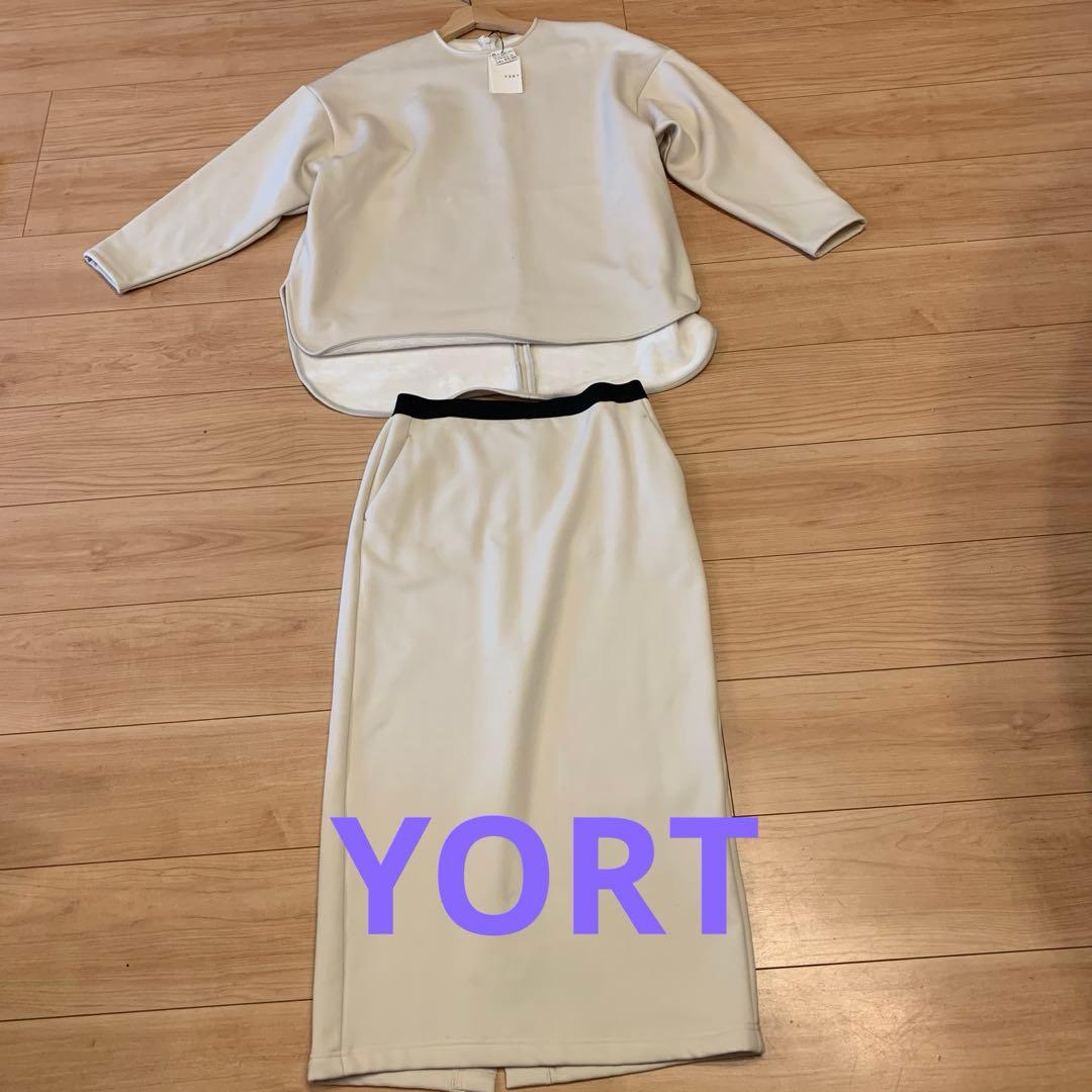 【YORT/ヤマダヤ 】セットアップトレーナースカート 裏起毛4671-3776